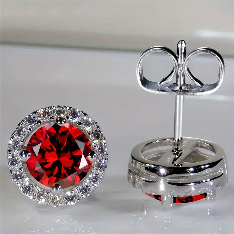 Lucia Ruby Earrings