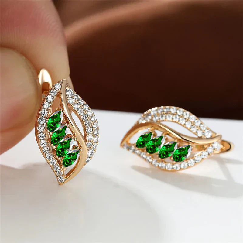Emerald Drop Earrings