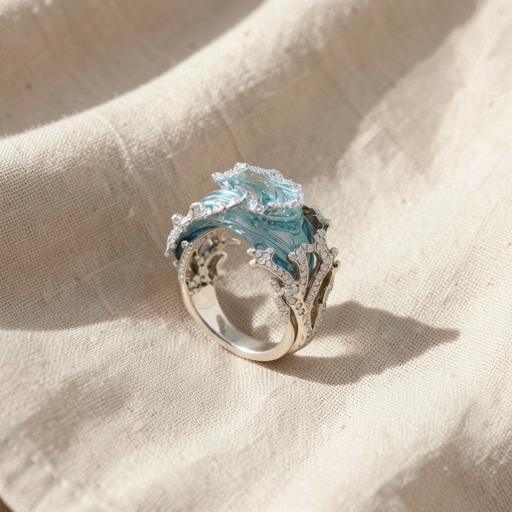 Ocean Wave Ring – Gold or Silver