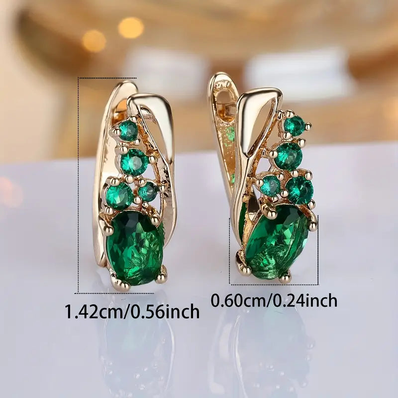 Emerald Grace Earrings