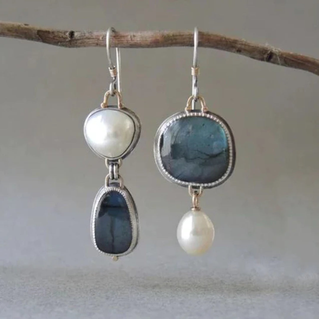 Blue Stone Earrings