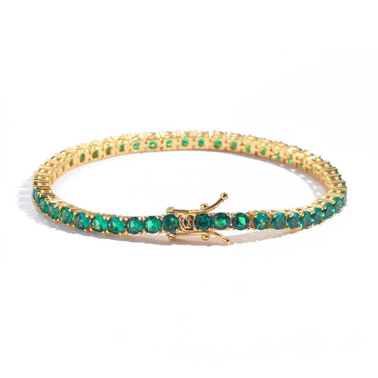Emerald Luxe Tennis Bracelet