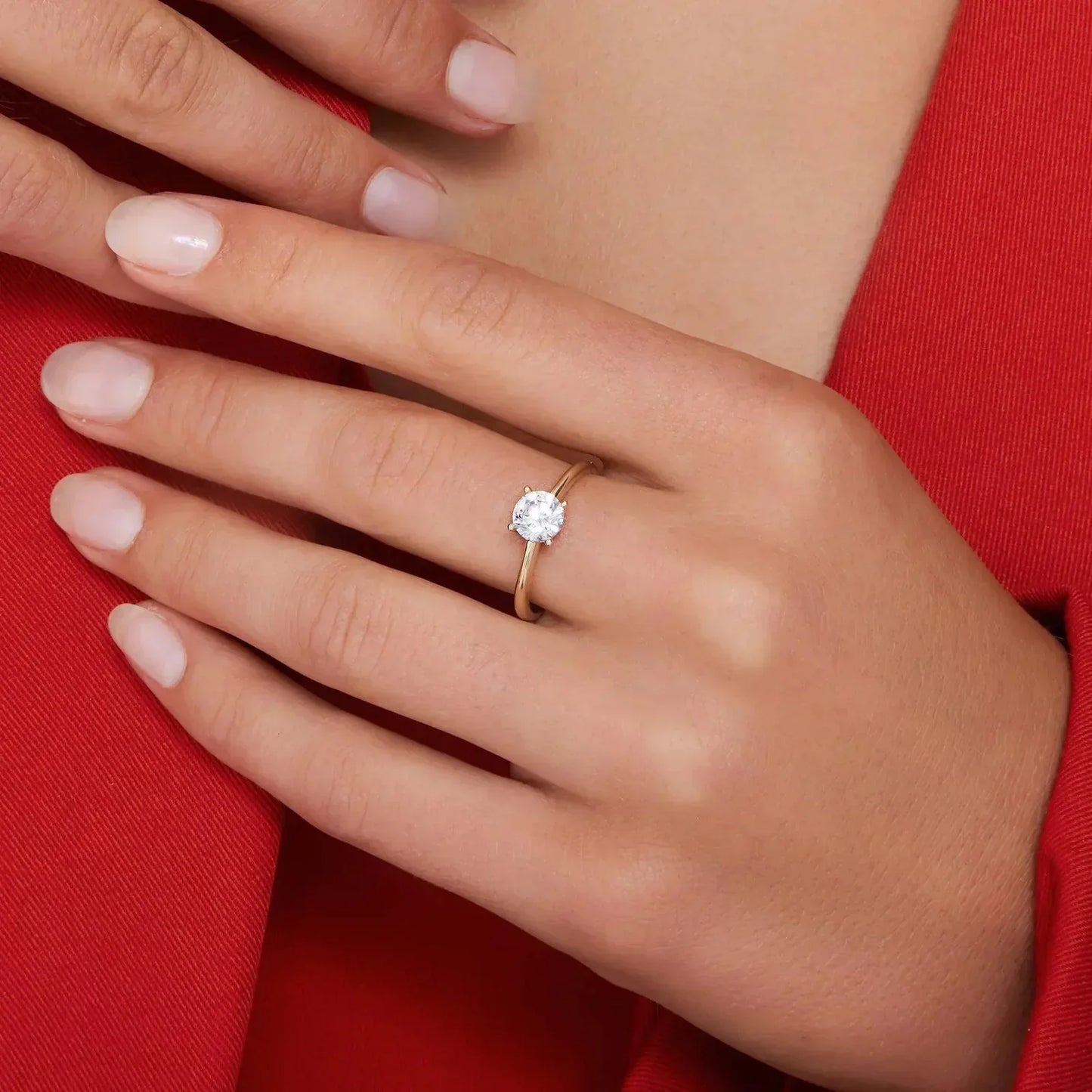 Golden Diamond Ring
