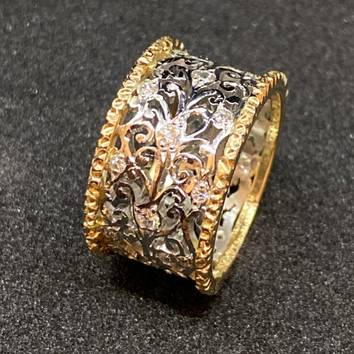 Zirconia Ivy Ring