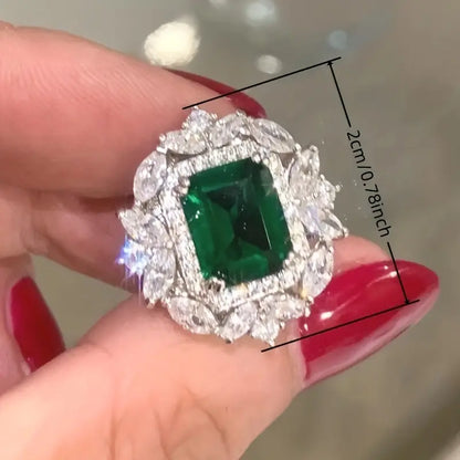 Emerald Crown Earrings