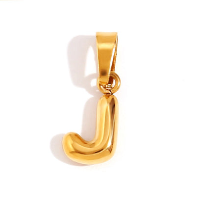Sophisticated Bubble Letter Necklace