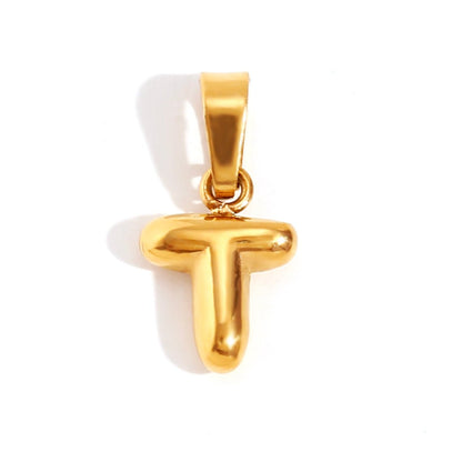 Sophisticated Bubble Letter Necklace
