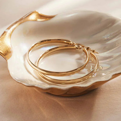 Gold Hoop Earrings