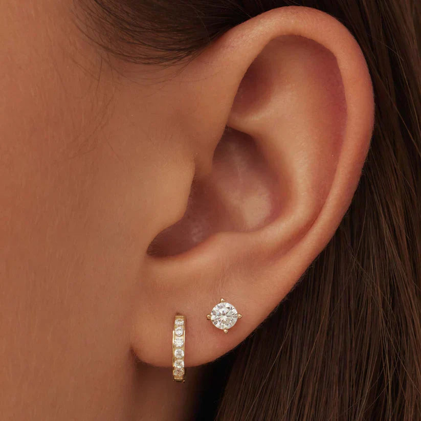 Crystal Stone Earrings Set