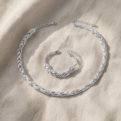 Elegant Rhinestone Fish Tail Set