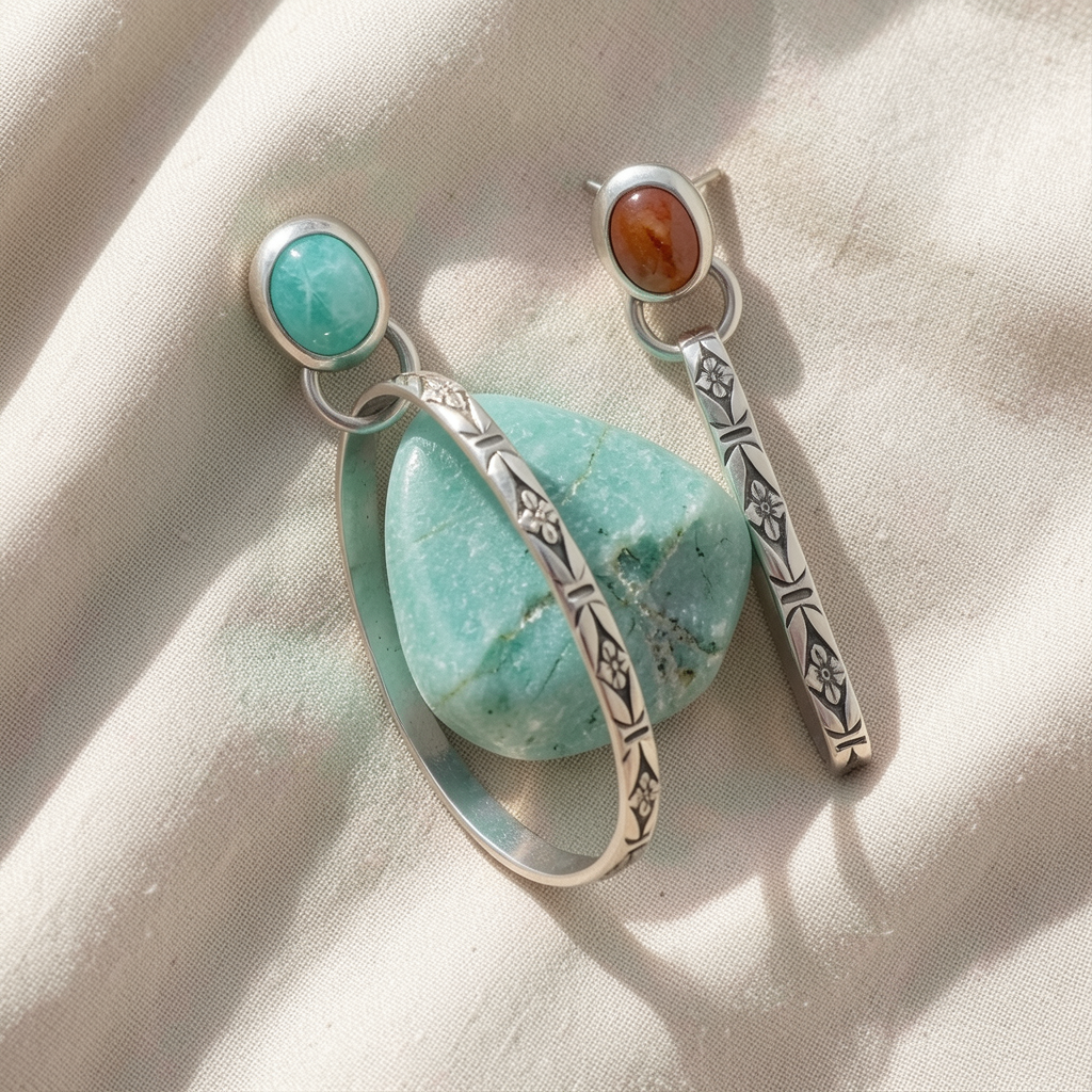 Onyx Boho Earrings