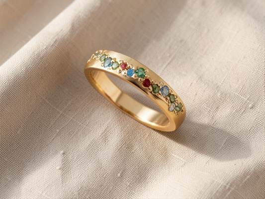Two-Tone Gold & Silver Spinner Ring