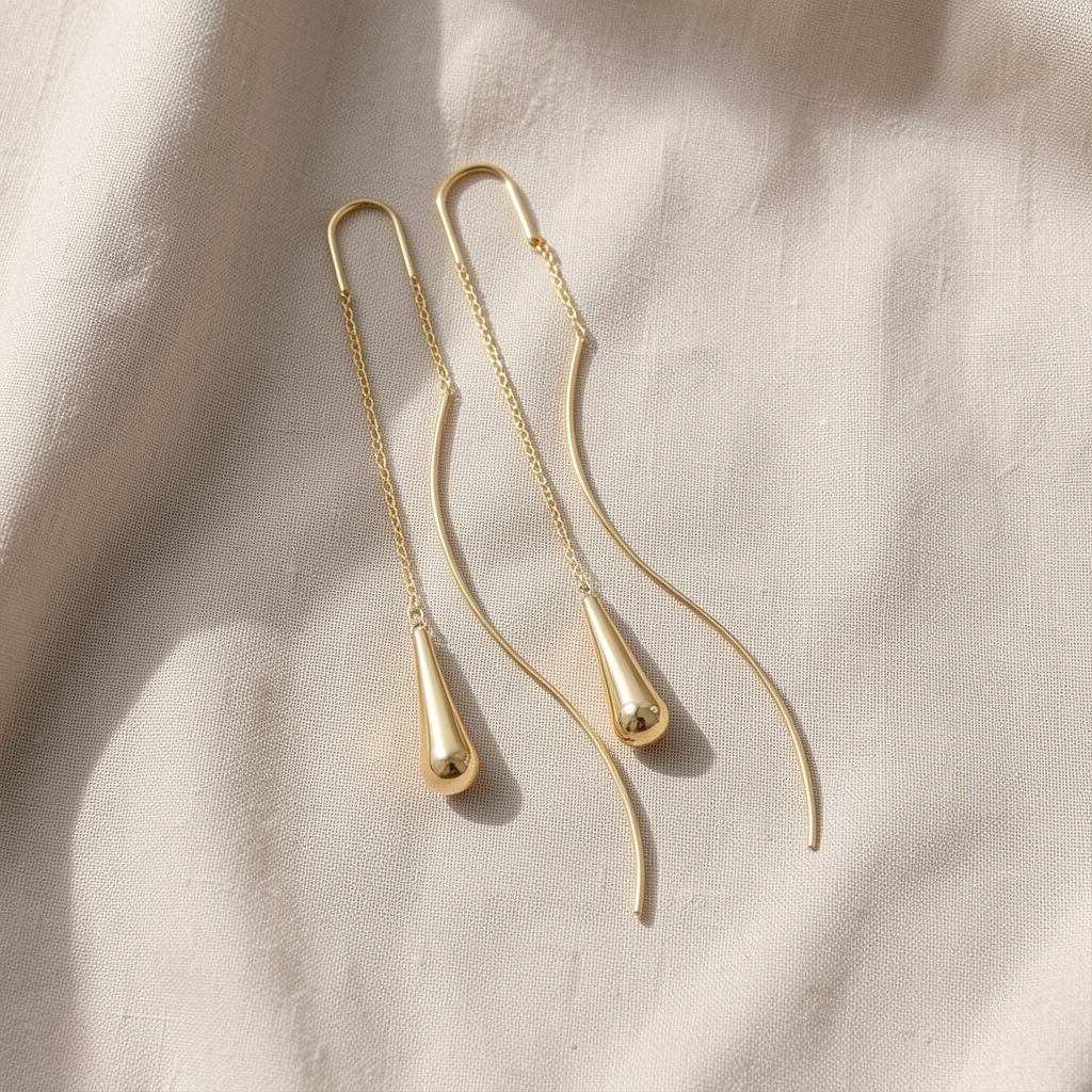 Teardrop Tassel Earrings