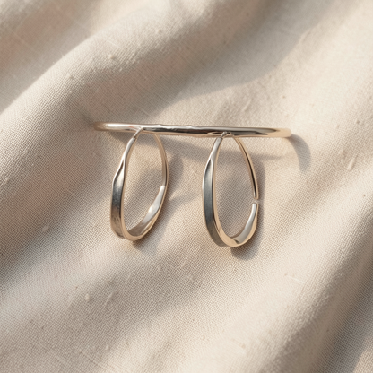 Bold Circle Hoop Earrings