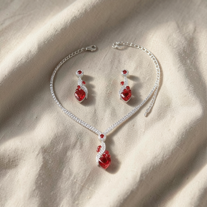 Luxury Fashion Red Necklace