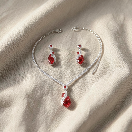 Luxury Fashion Red Necklace