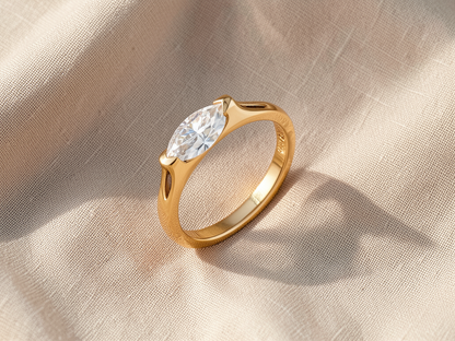 Thin Band Ring | Gold