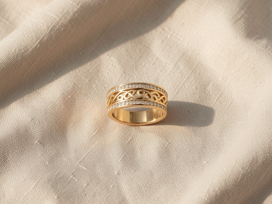 Hollow Gold Ring