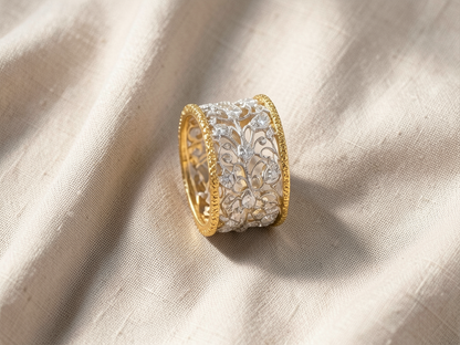 Zirconia Ivy Ring