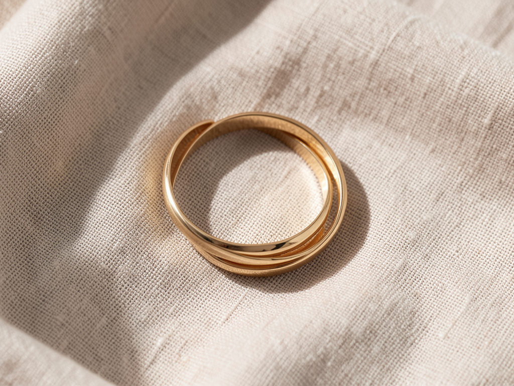 Triple Hoop Ring | Gold
