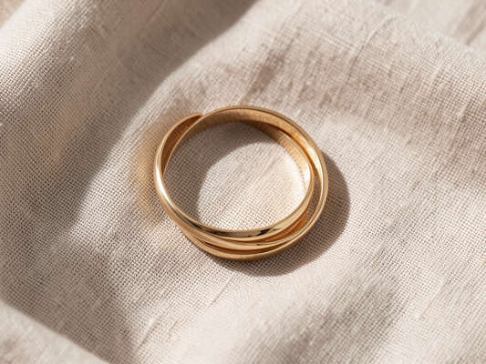 Triple Hoop Ring | Gold