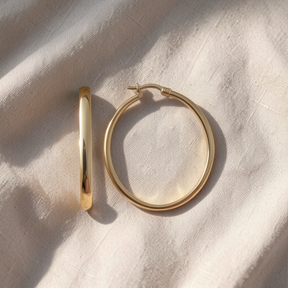 Gold Hoop Earrings
