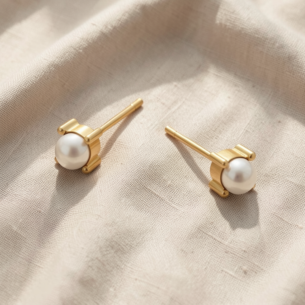 Sofia Pearl Stud Earrings