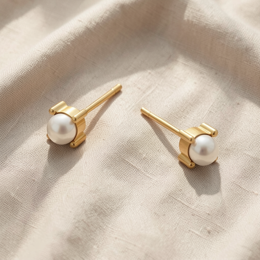 Sofia Pearl Stud Earrings