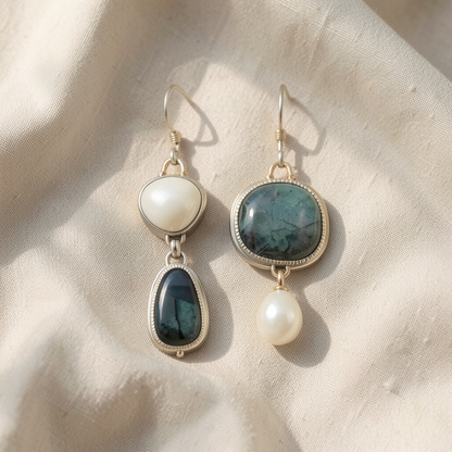 Blue Stone Earrings