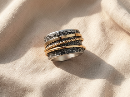 Gold & Silver Antique Ring
