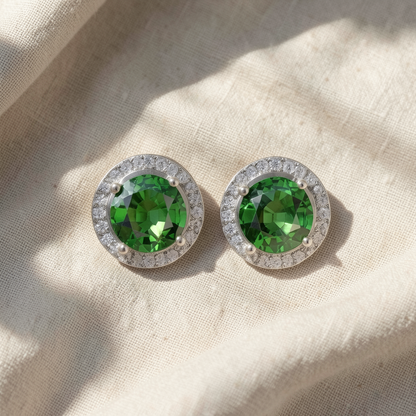 Lúcia Emerald Earrings