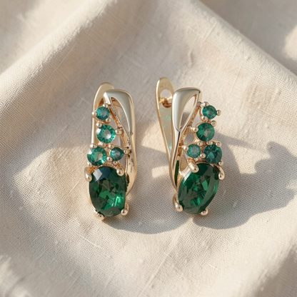 Emerald Grace Earrings