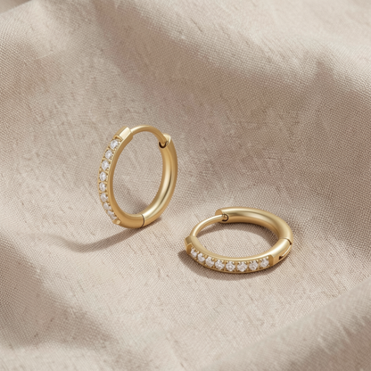 Eternity Hoop Earrings