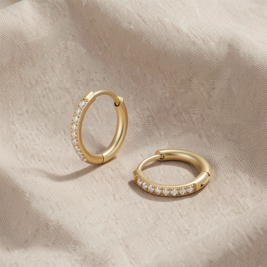Eternity Hoop Earrings