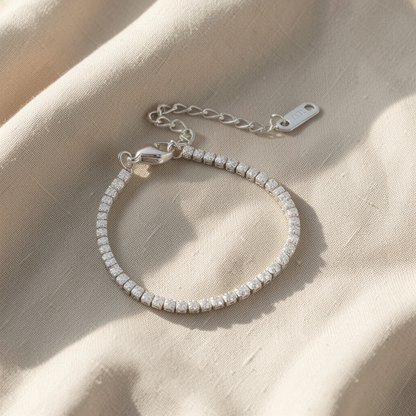 Cordelia Silver Tennis Bracelet