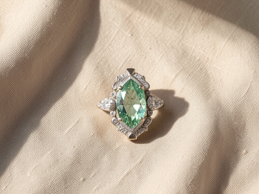 Emerald & Diamond Ring