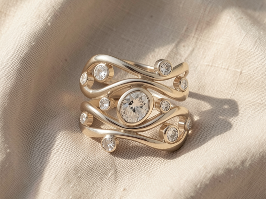 Irregular Silver Ring