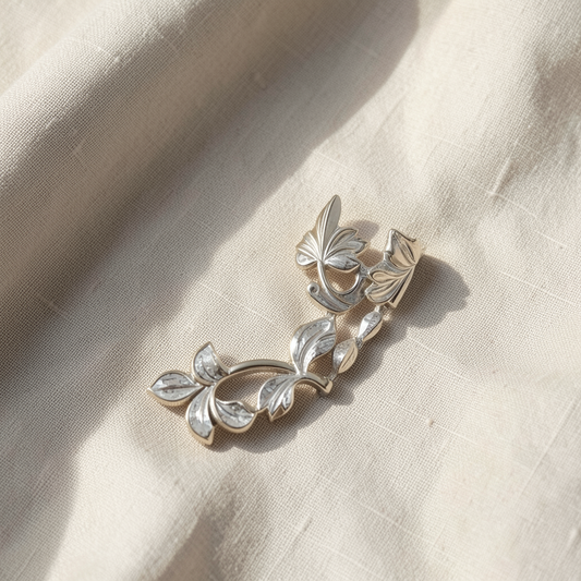 Leaf Silver Earrings