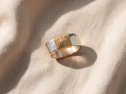 Gold Silver Ring