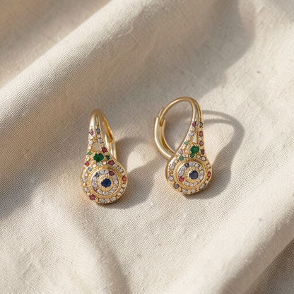 Multicolor Sparkle Elegance Earrings