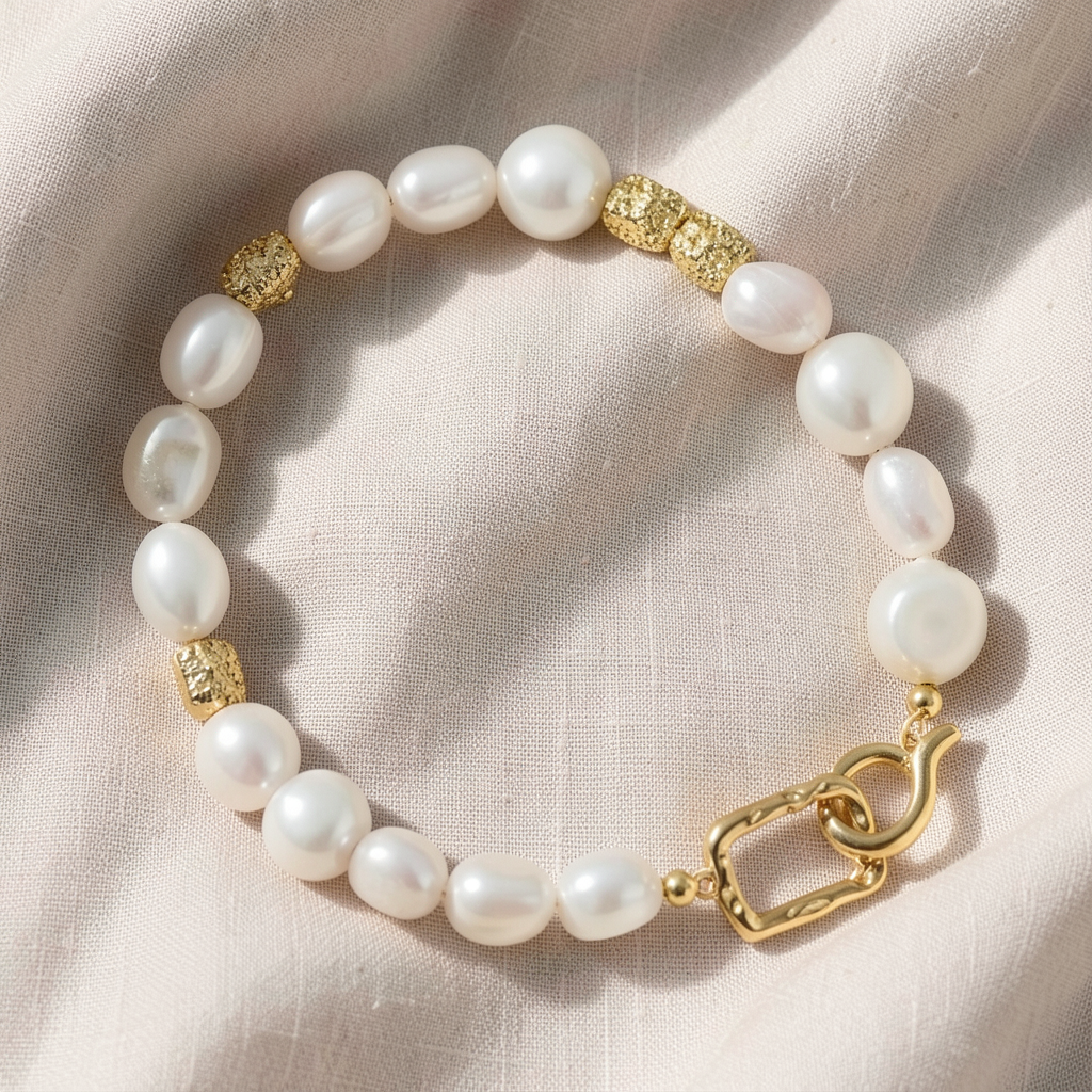 Freshwater Baroque Pearls Bracelet