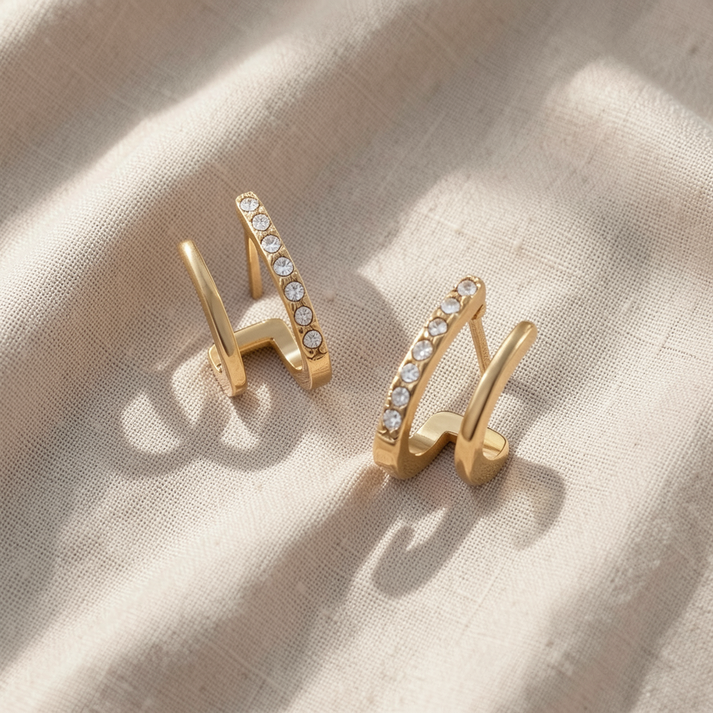Claw Crystal Earrings