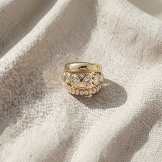 Forged Gold Rings