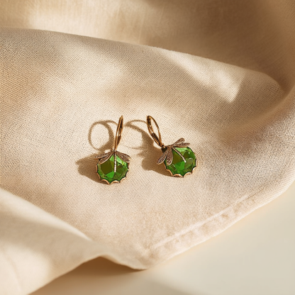 Antique Gold Dragonfly Earrings
