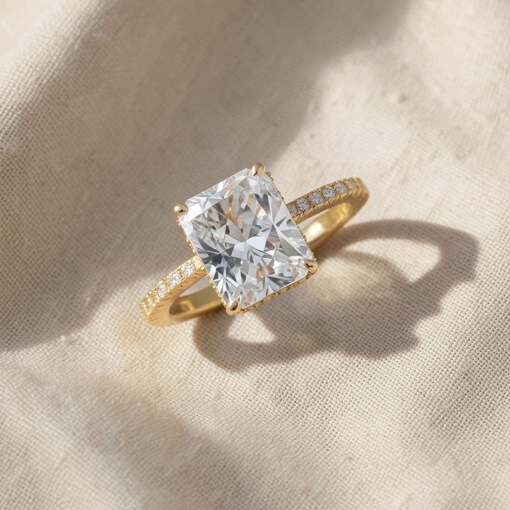 Royal Diamond Solitaire Ring